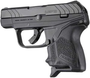 HOGUE HANDALL BEAVER TAIL GRIP - SLEEVE RUGER LCP II BLACK