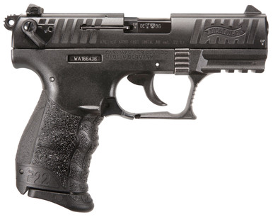Walther 5120700 P22Q .22LR 3.42" Threaded Barrel 10+1 Black